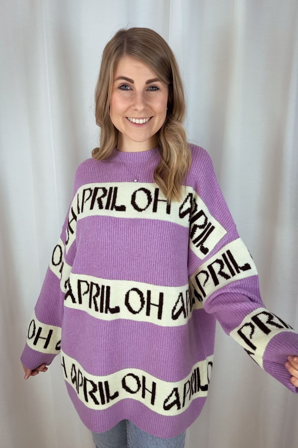 Billie Knit Jumper - lila