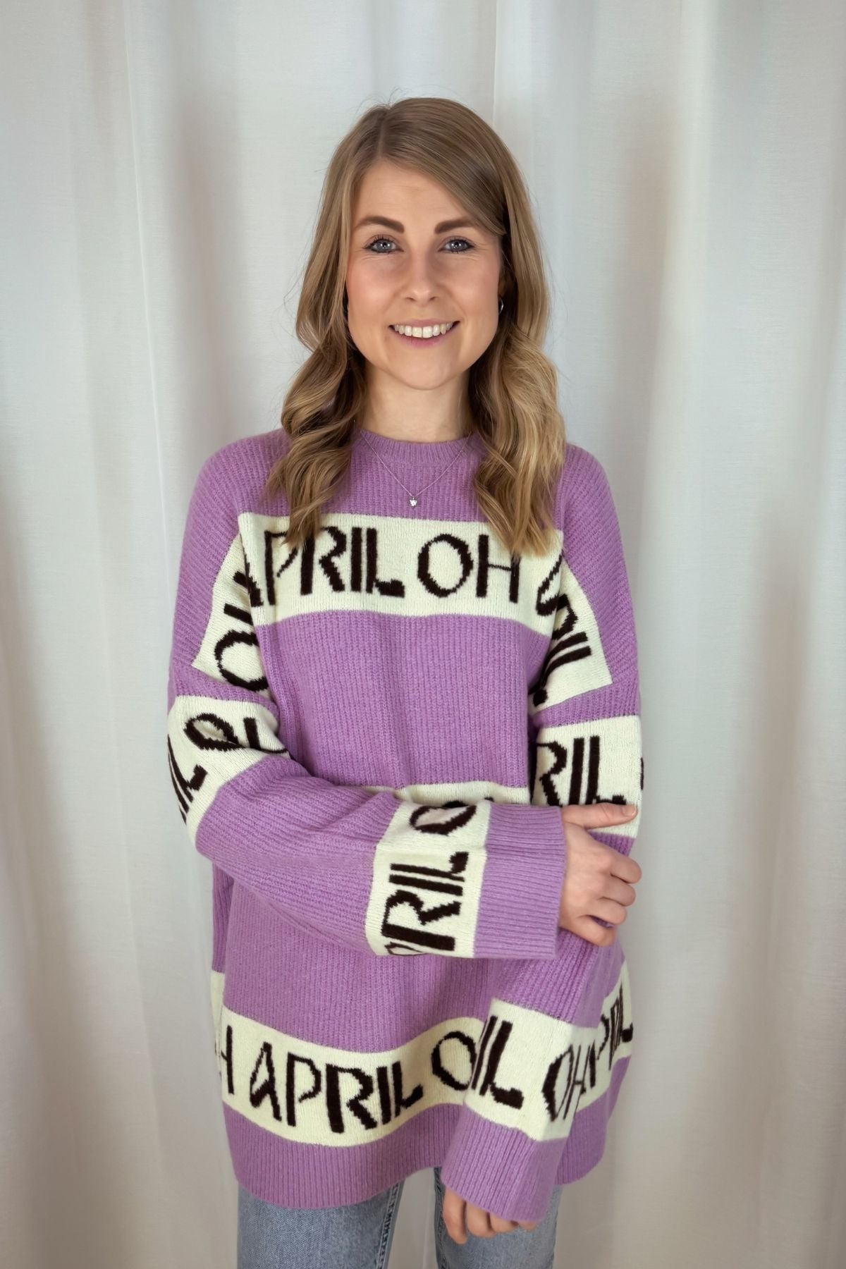 Billie Knit Jumper - lila