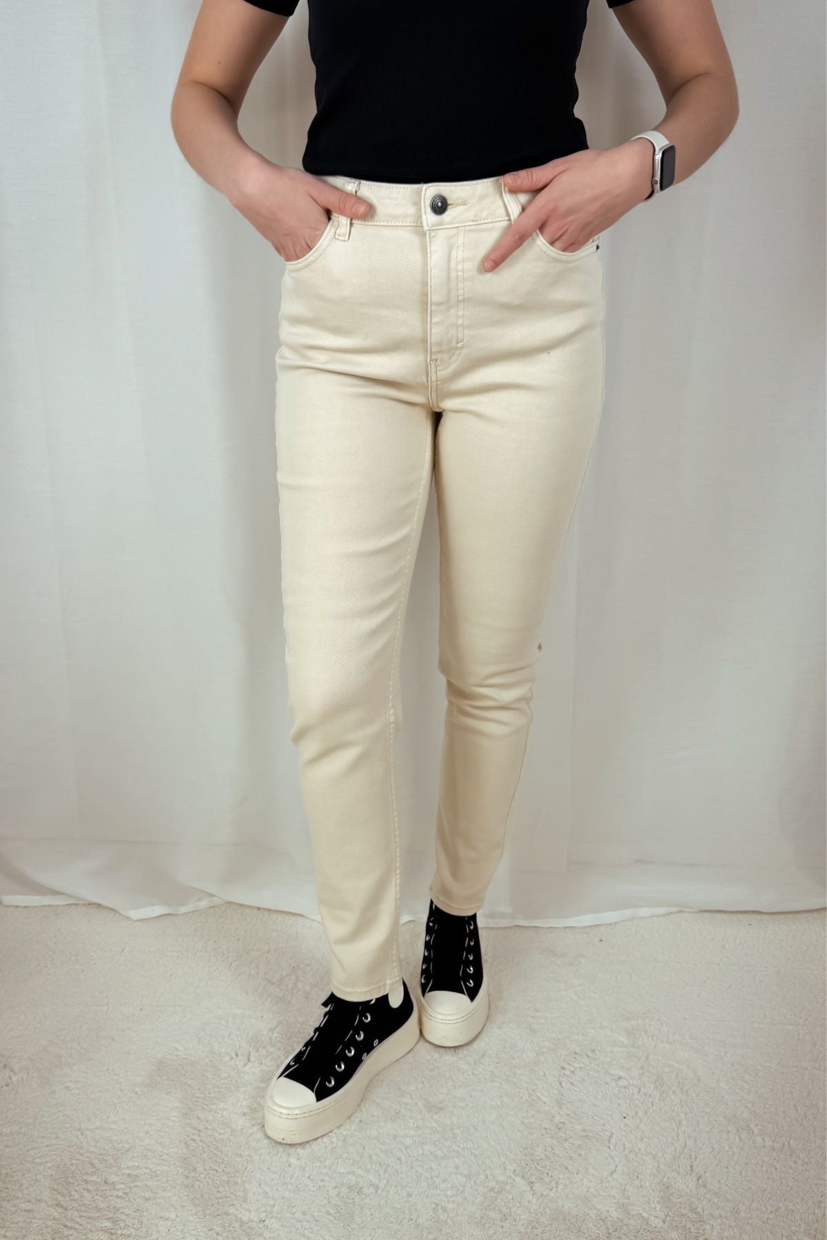 Ankle Jeans Bella - beige