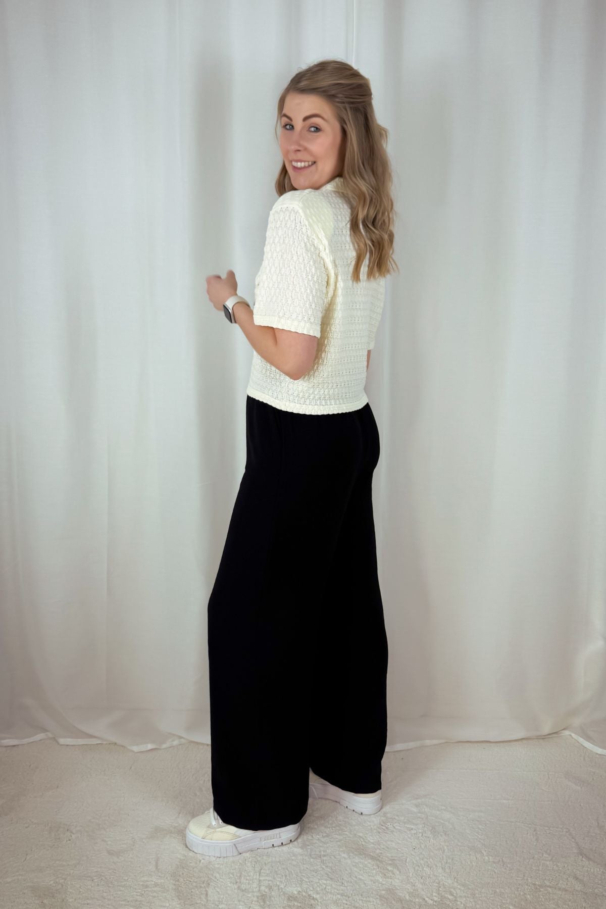Weite Hose Tiffany - schwarz