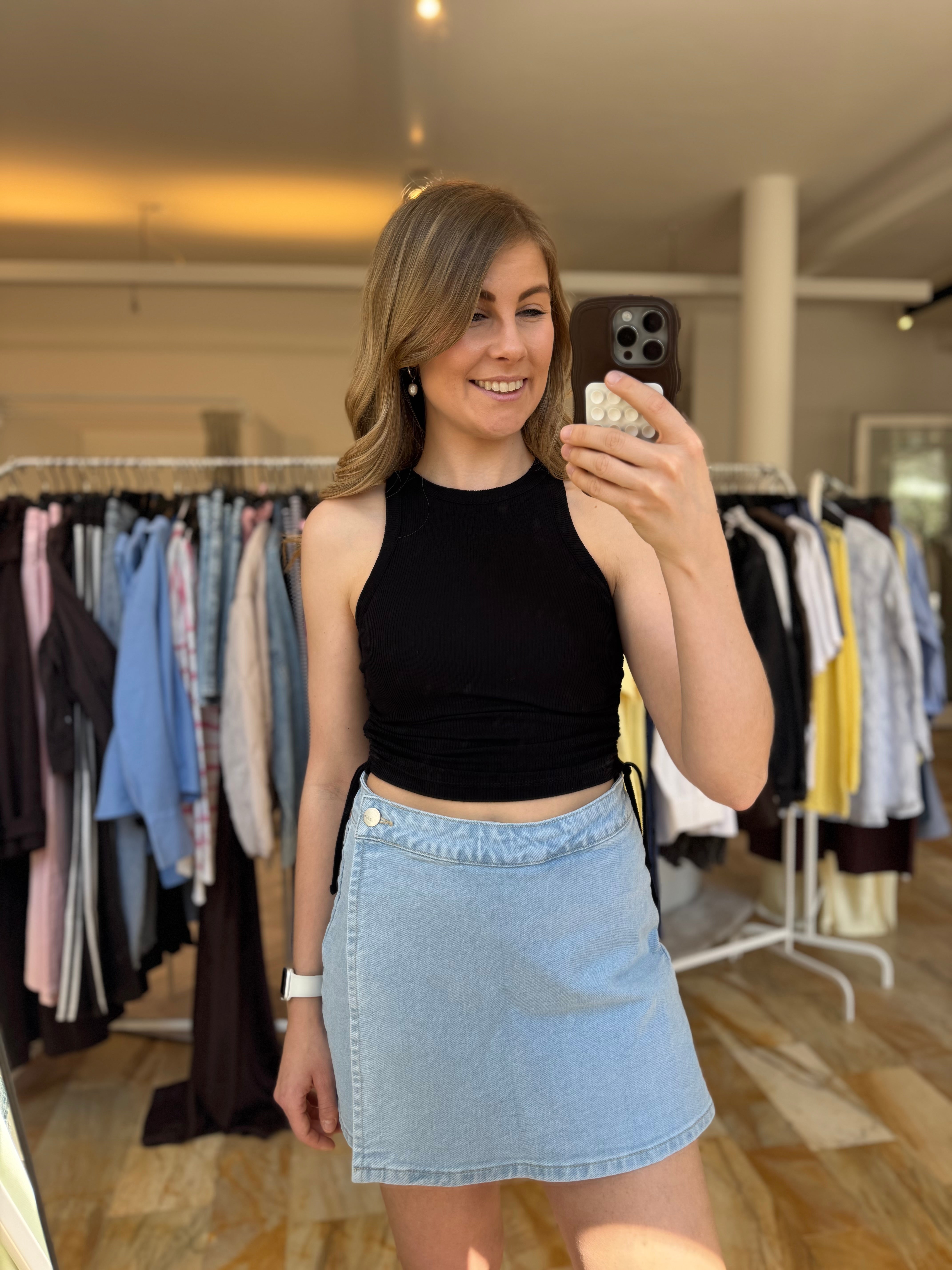Denim Skort Minie - hellblau