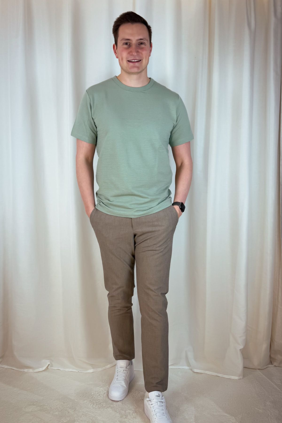 T-Shirt Sander - rundhals