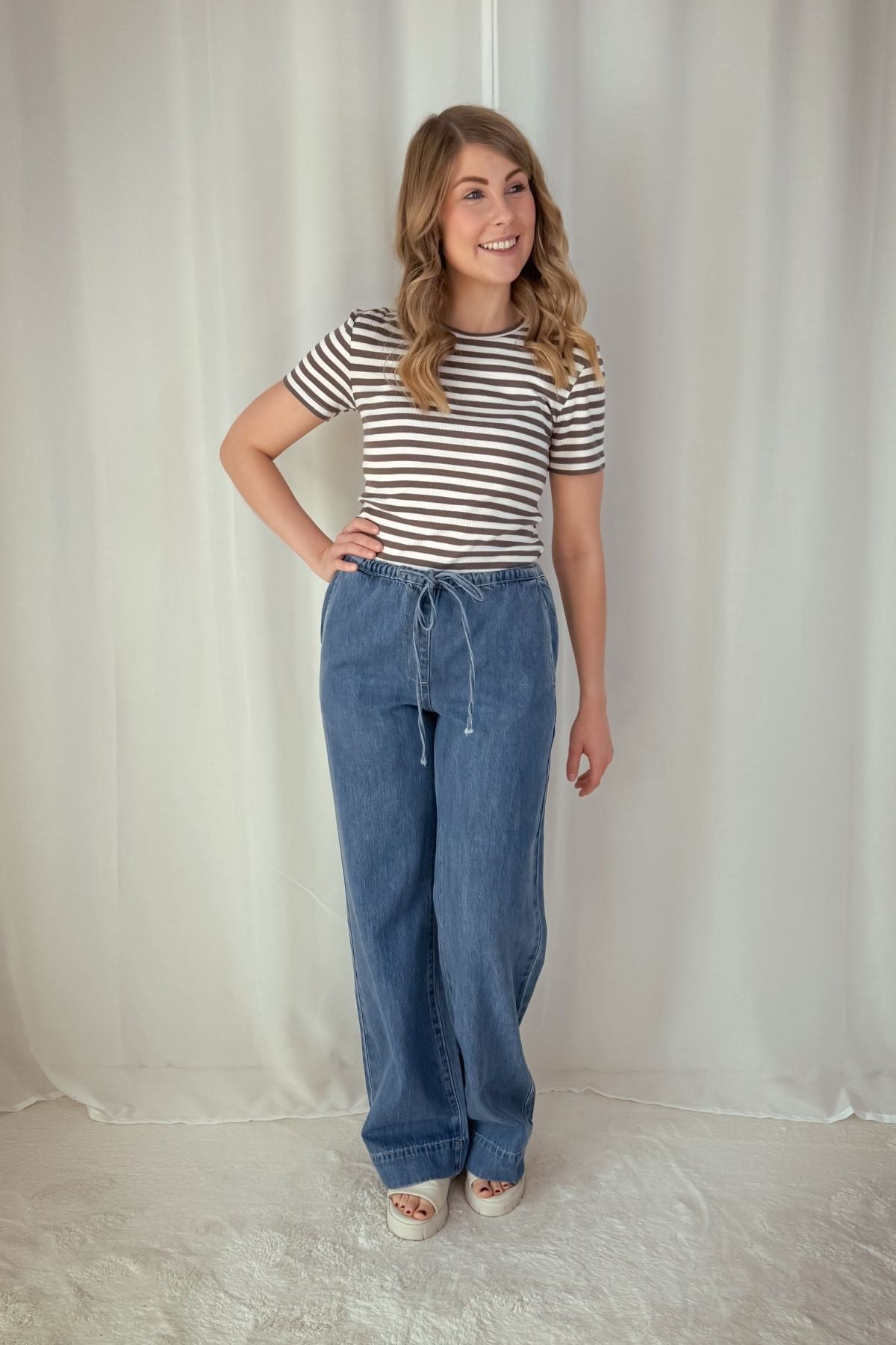 Jeanshose Mabel - blau denim