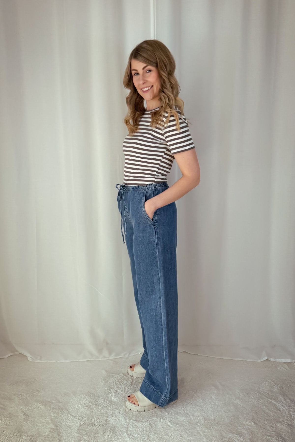 Jeanshose Mabel - blau denim