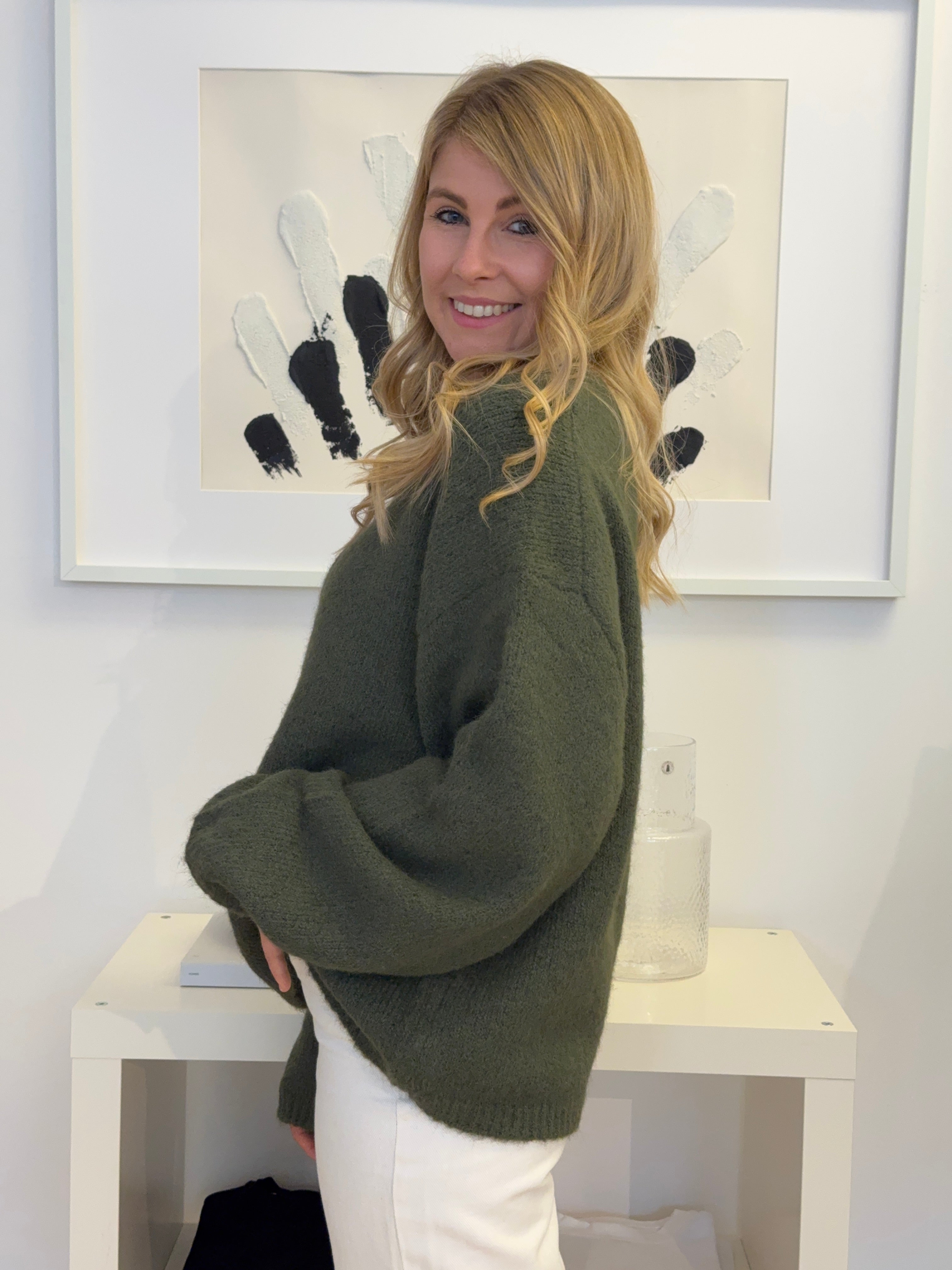Strickpullover Bailee - grün