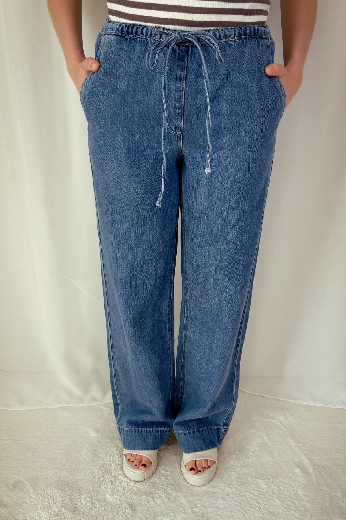 Jeanshose Mabel - blau denim