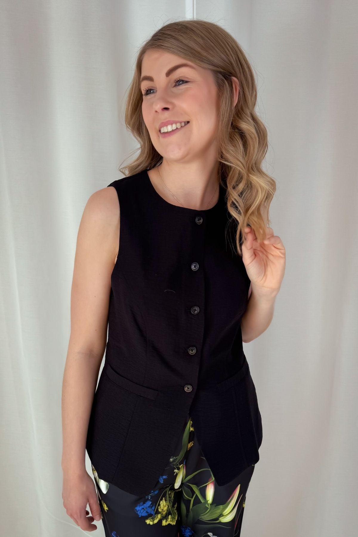 Weste Lyla - schwarz