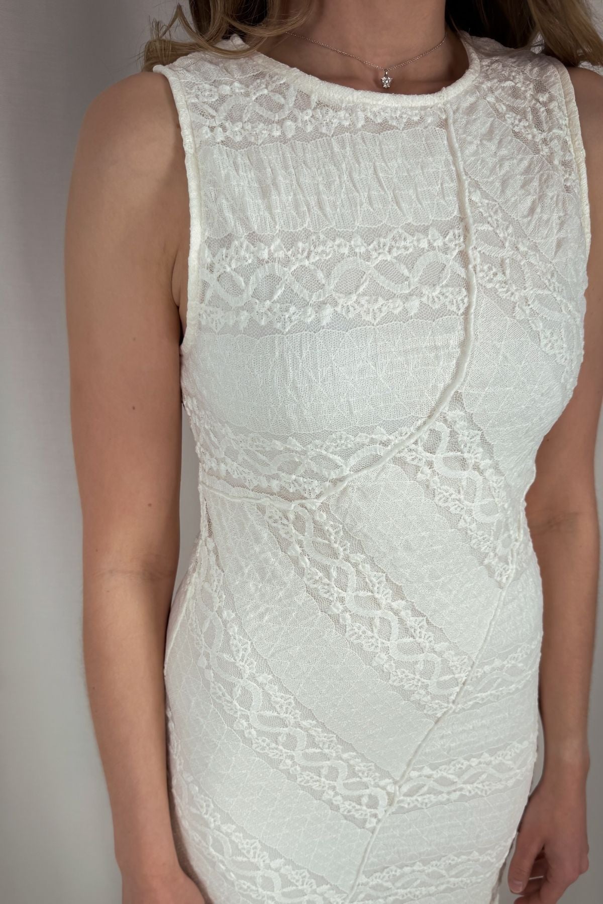 Kleid Lace - weiß