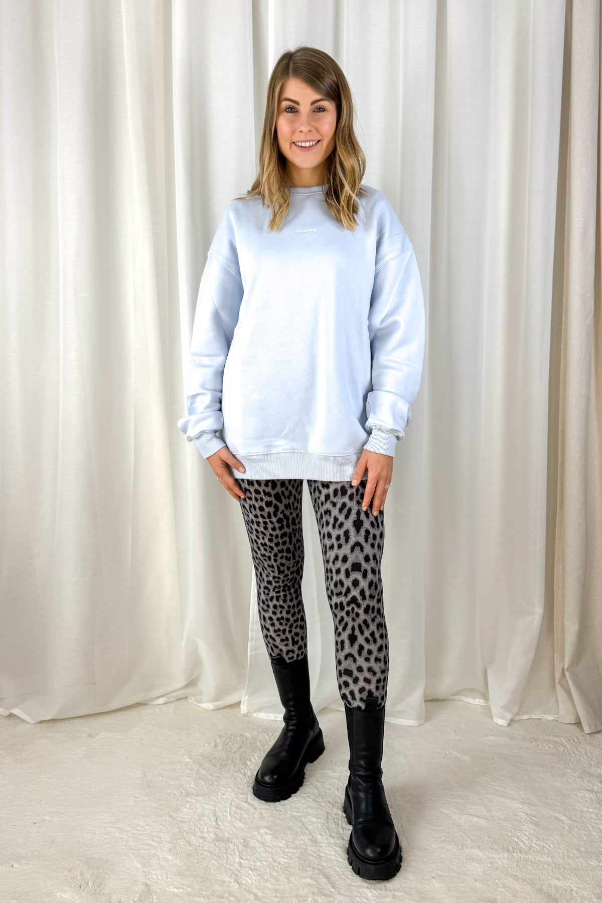 Rita Leggings - Leo Grey