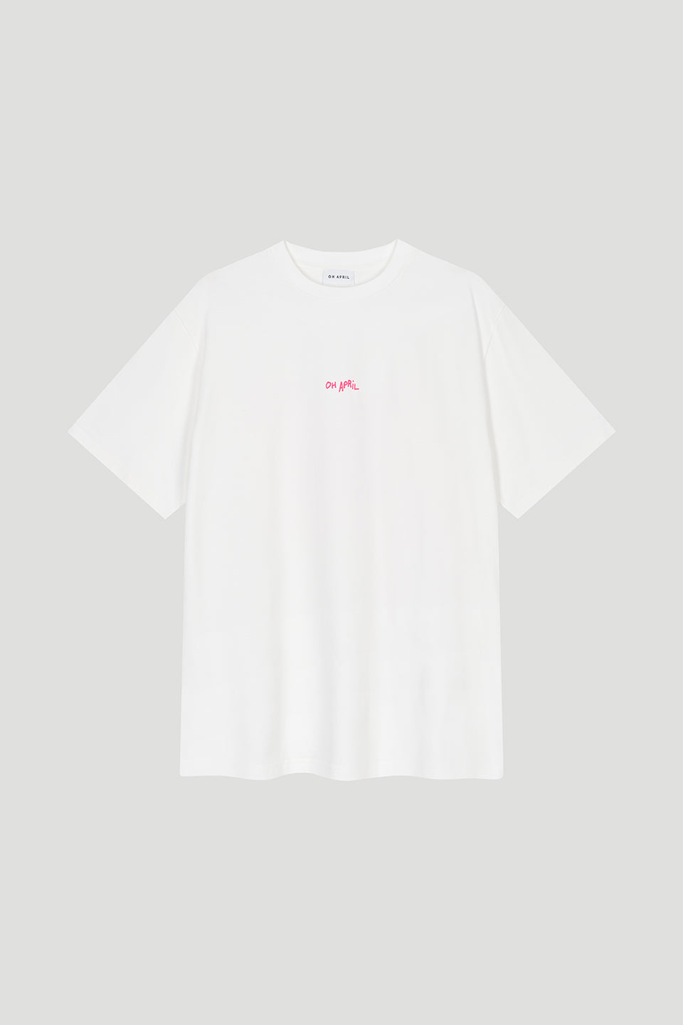 Boyfriend T-Shirt Summer Party - weiß