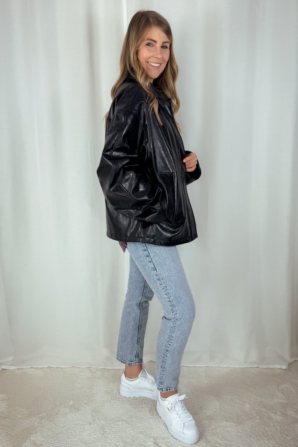Lederjacke Adrian - schwarz