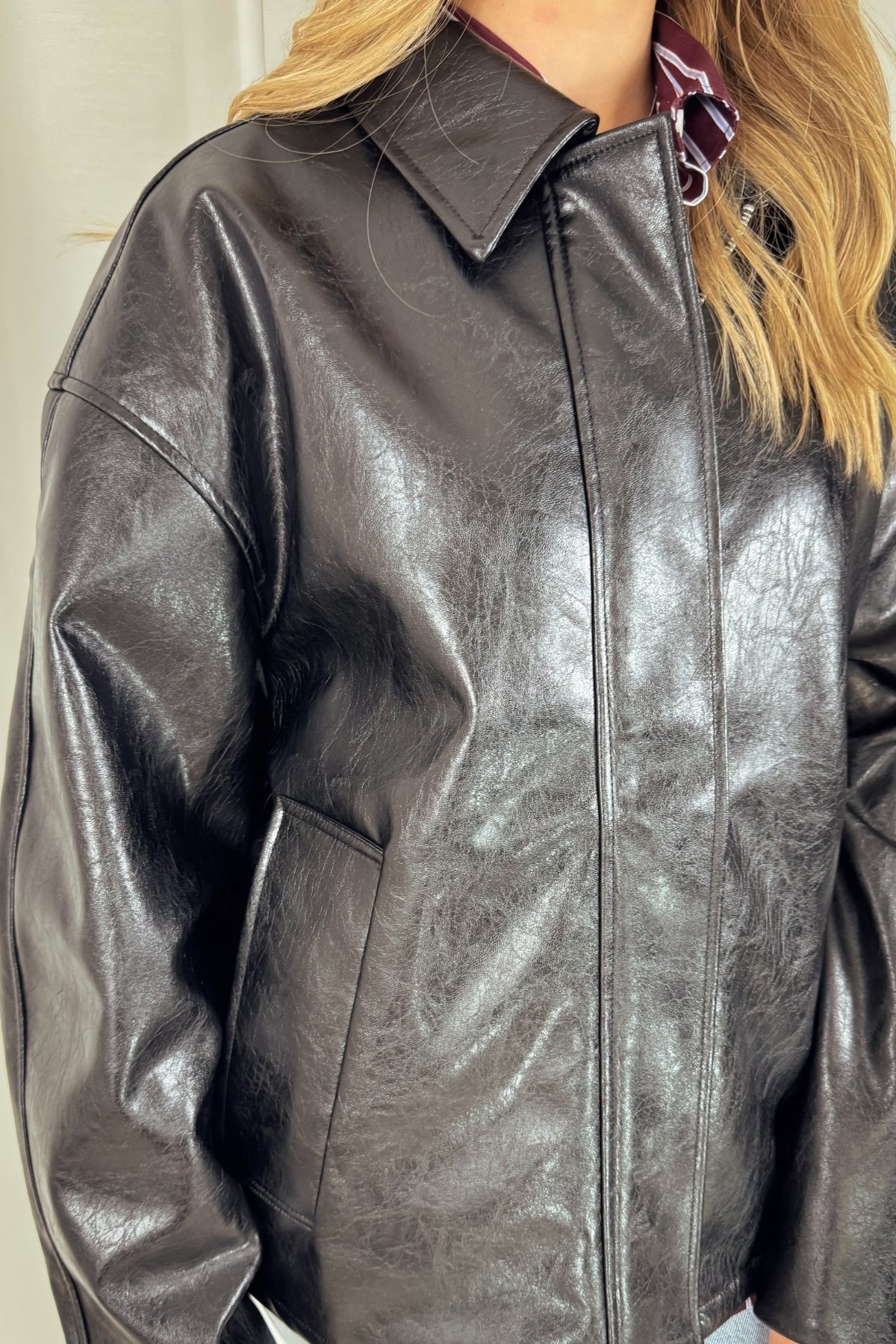 Lederjacke Adrian - schwarz