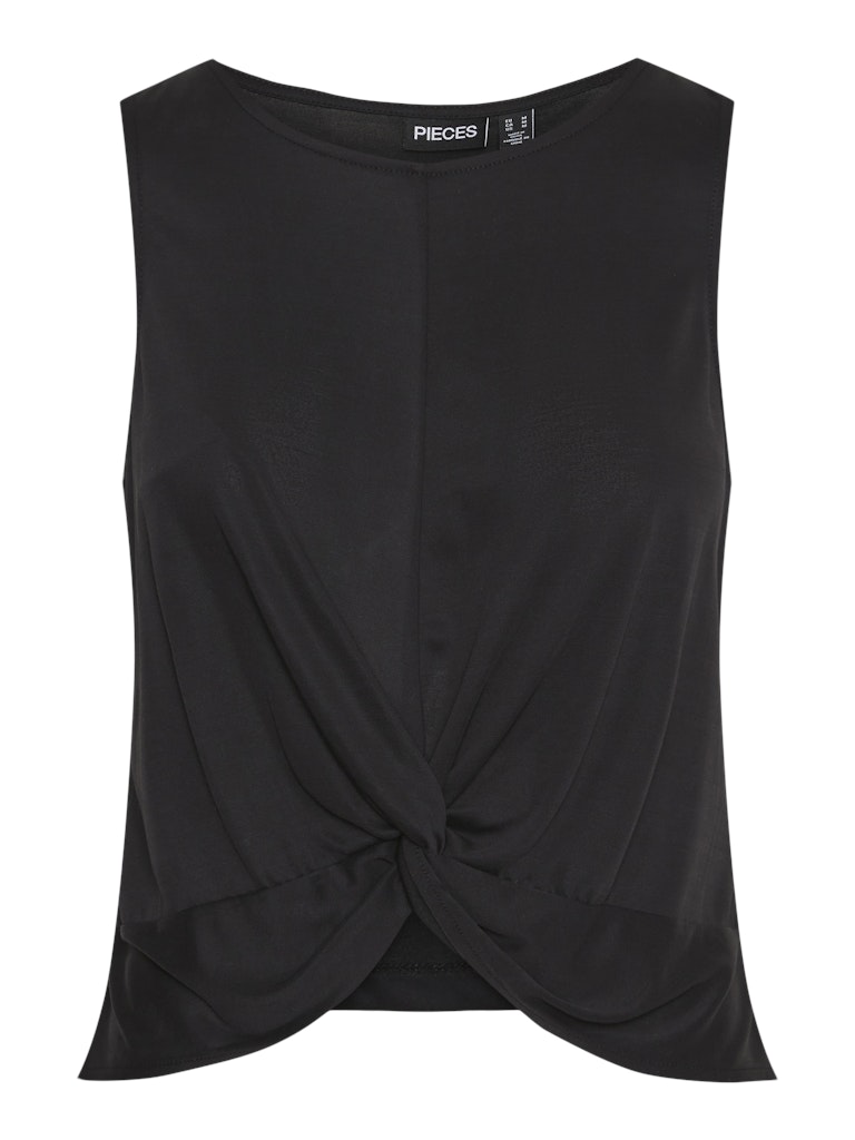 Top Anora mit Knoten - offblack