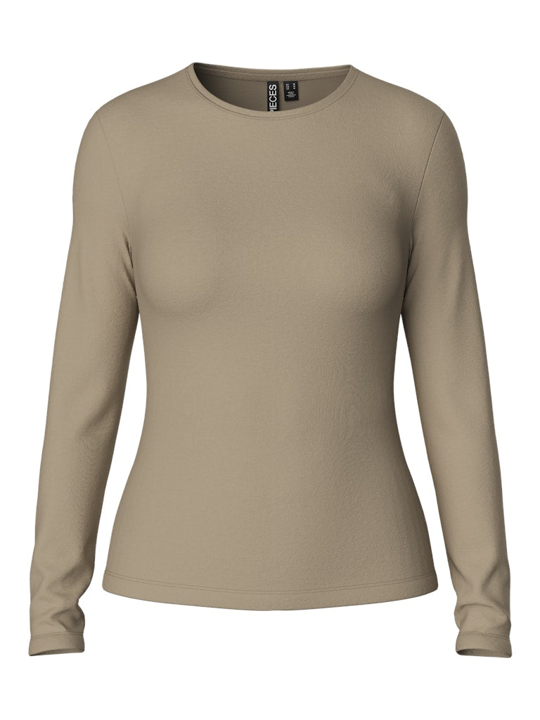 Longsleeve Sirene - slim fit hellbraun