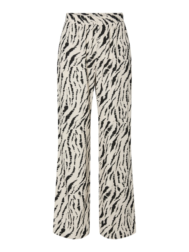Hose Tarlem - beige mit Zebramuster