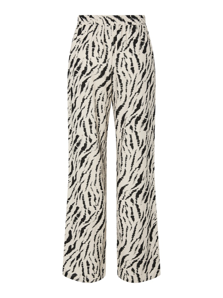 Hose Tarlem - beige mit Zebramuster
