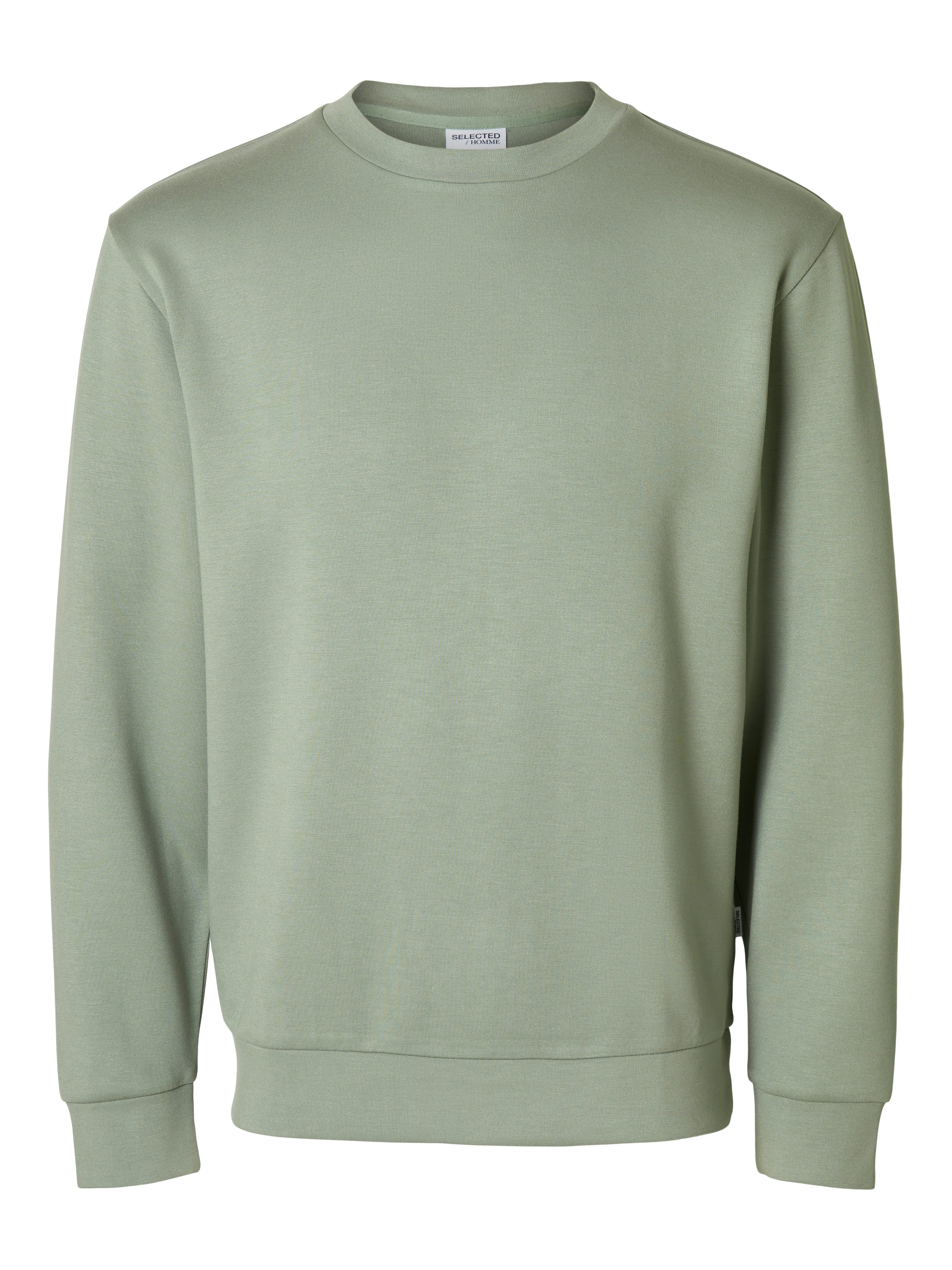 Sweatshirt Manuel - rundhals grün