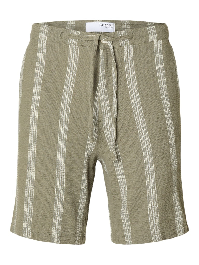 Shorts Regsal - grün mit Streifen