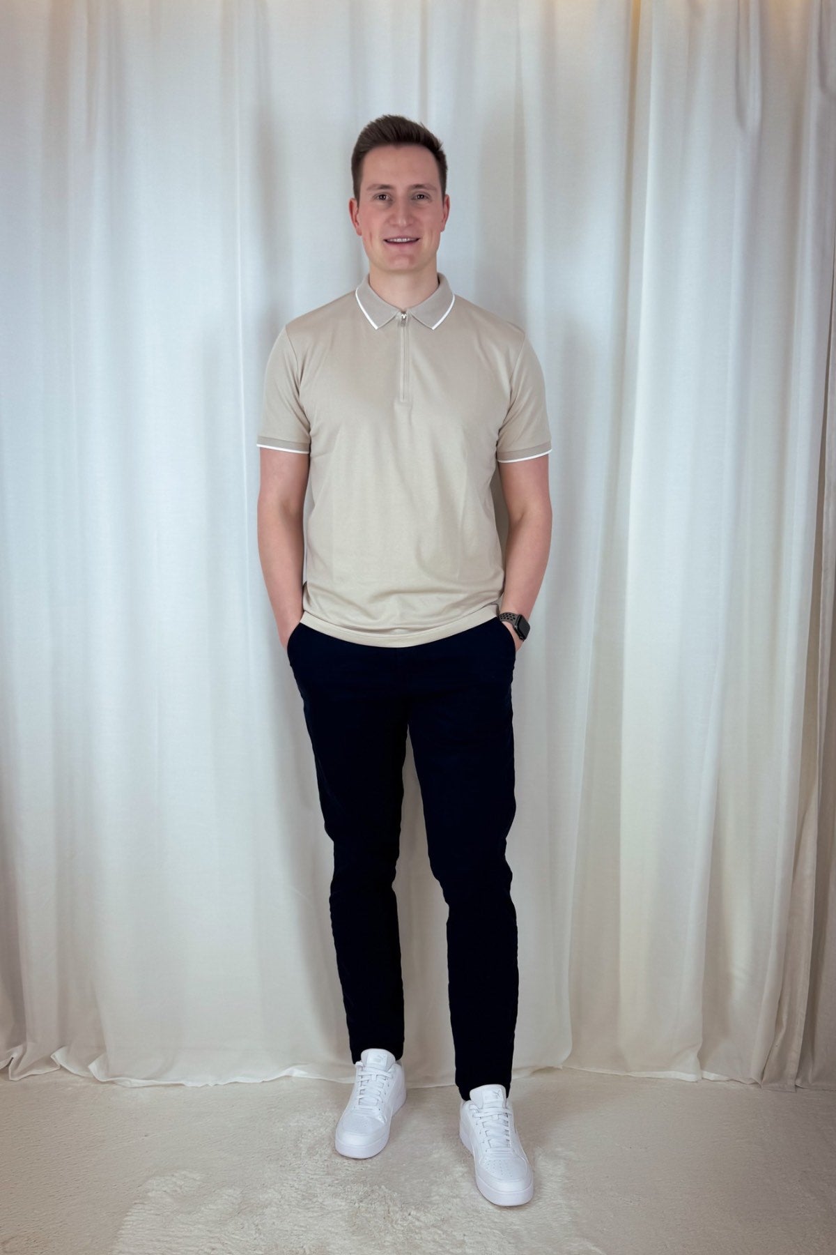 Polo - mit Zipper