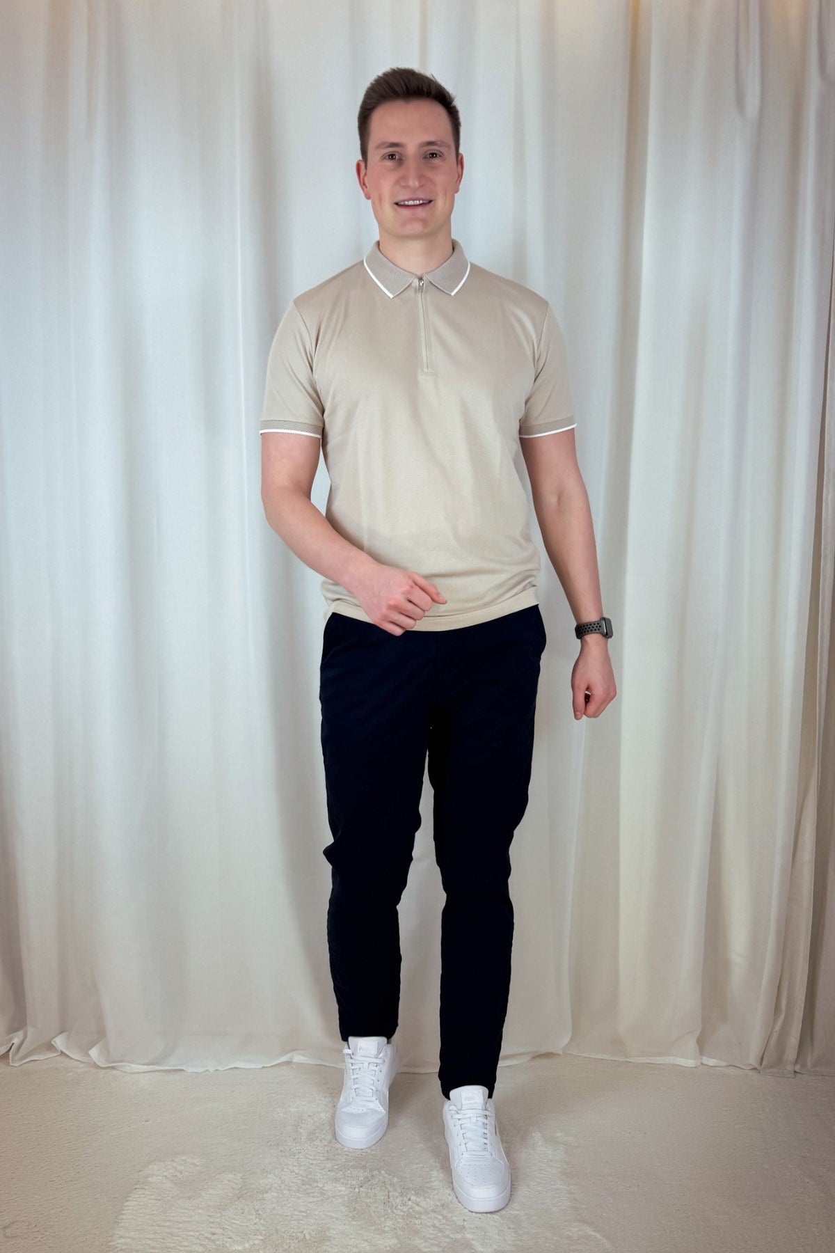 Polo - mit Zipper