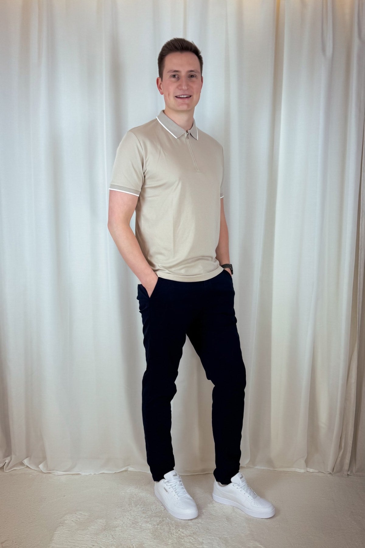 Polo - mit Zipper