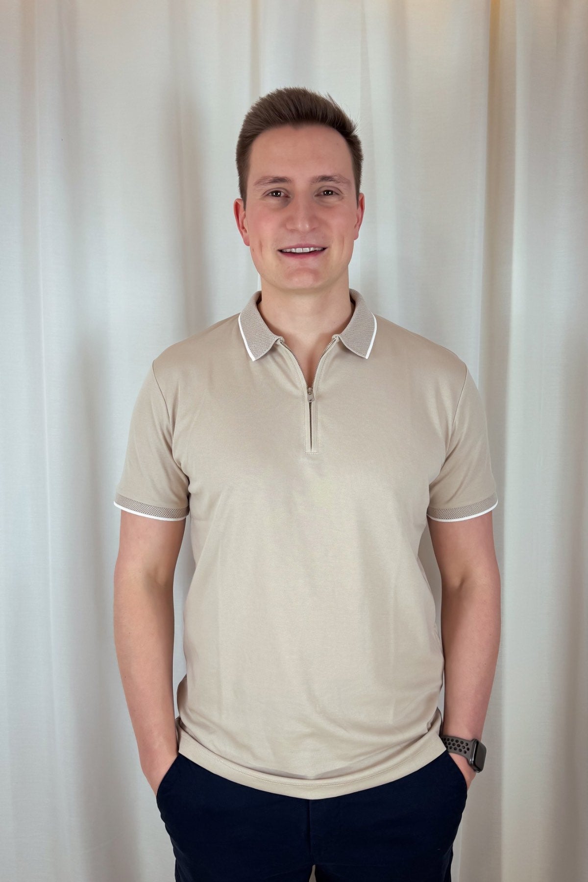 Polo - mit Zipper