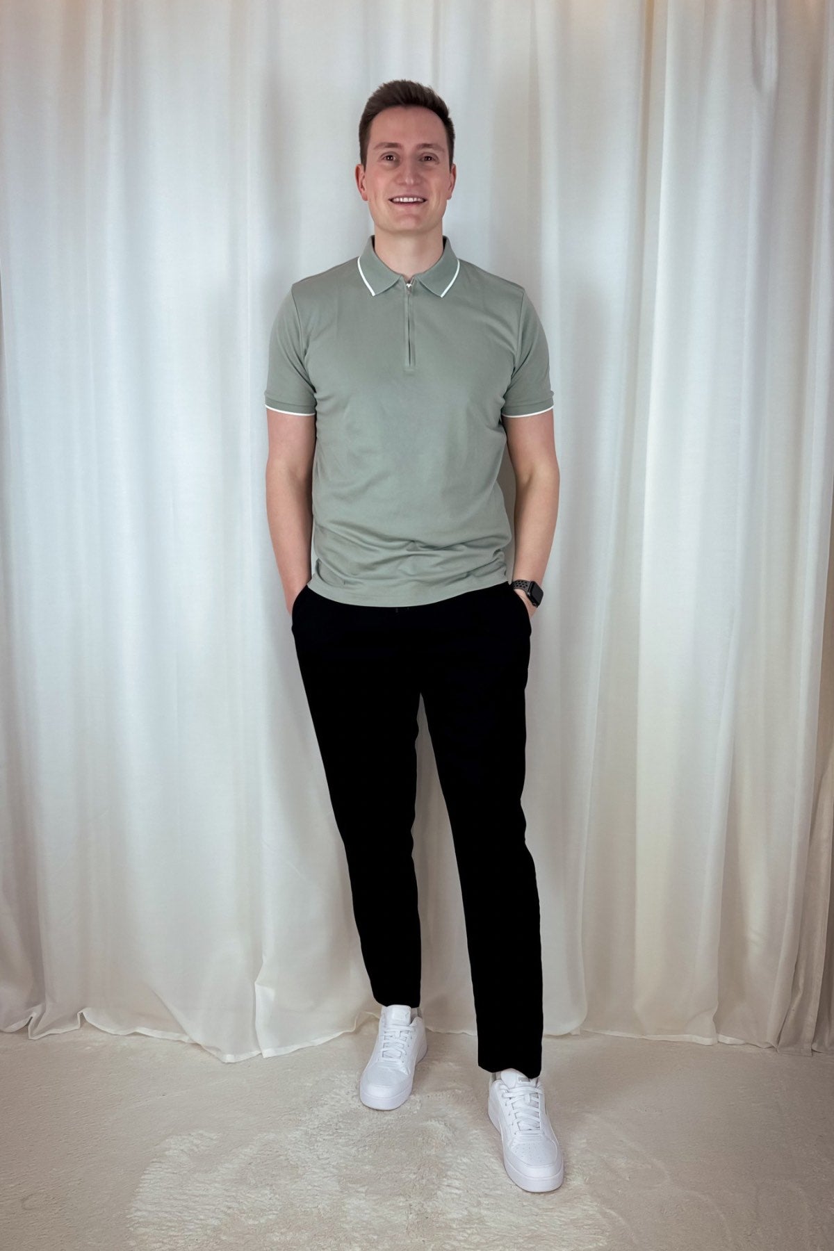 Polo - mit Zipper