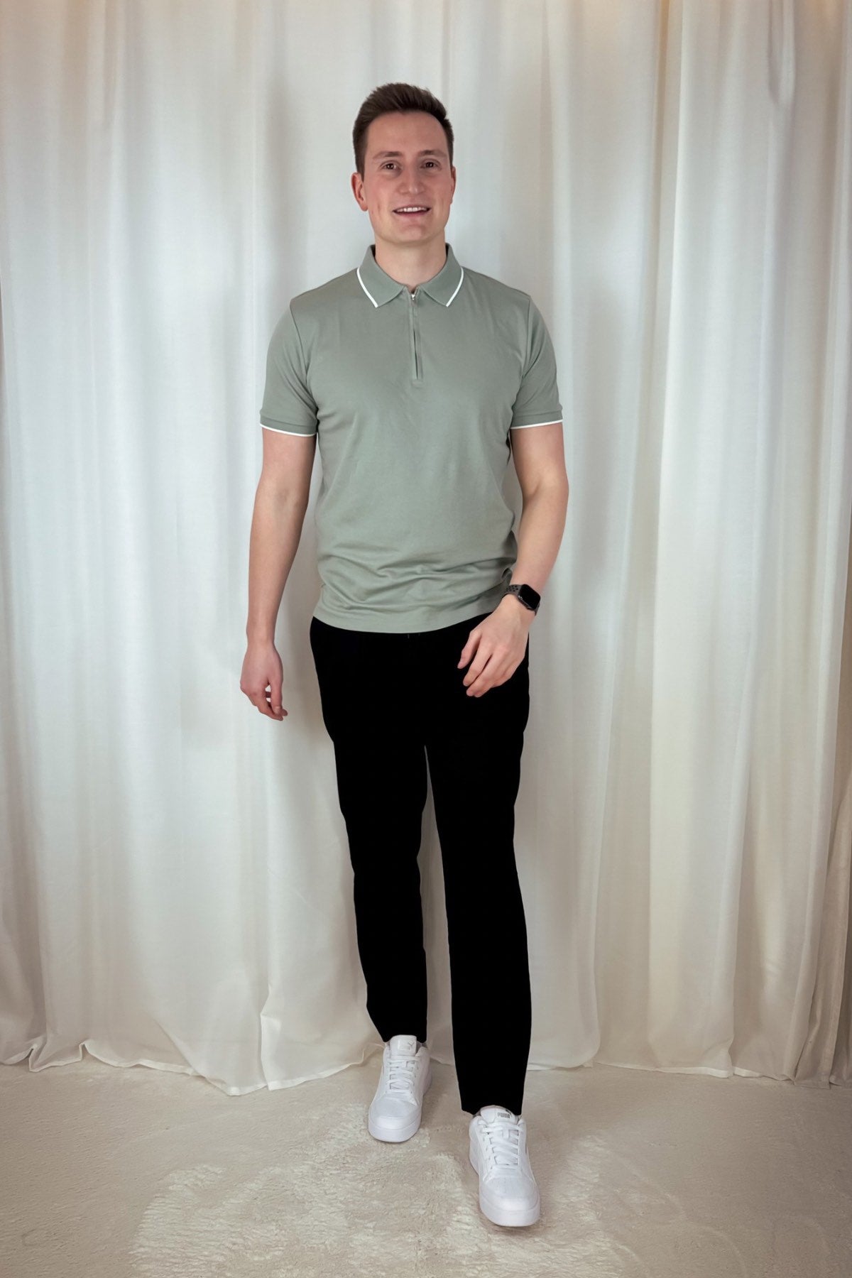 Polo - mit Zipper