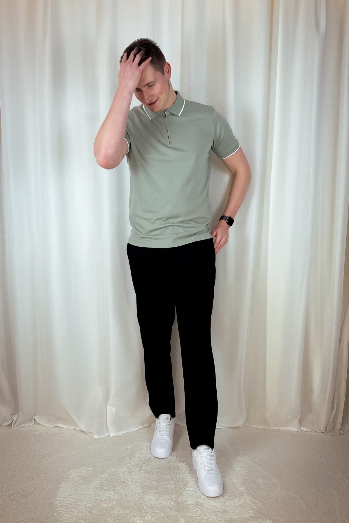 Polo - mit Zipper
