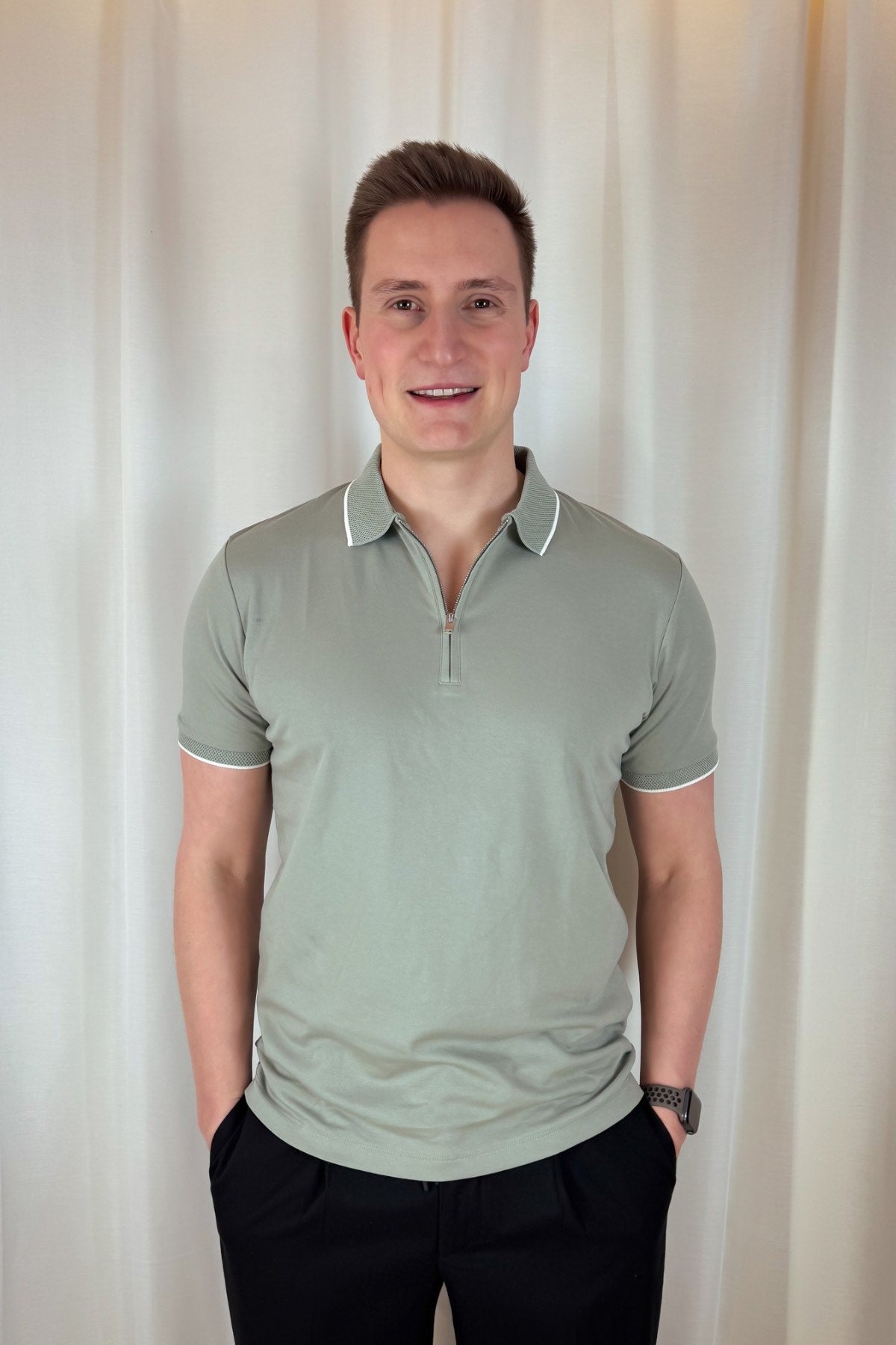 Polo - mit Zipper