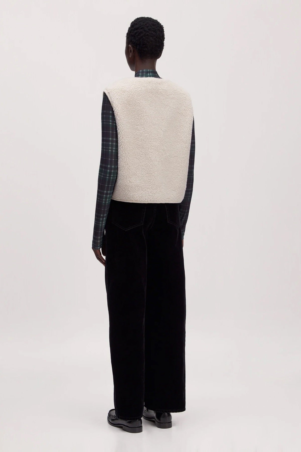 Teddyweste Harlow - creme