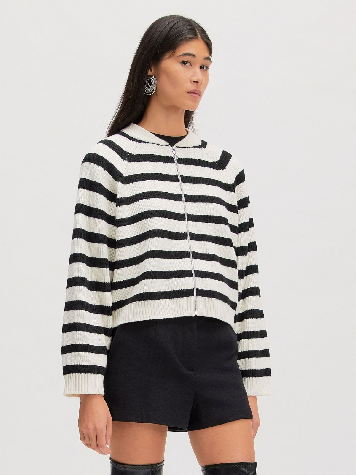 Cardigan Rani - gestreift