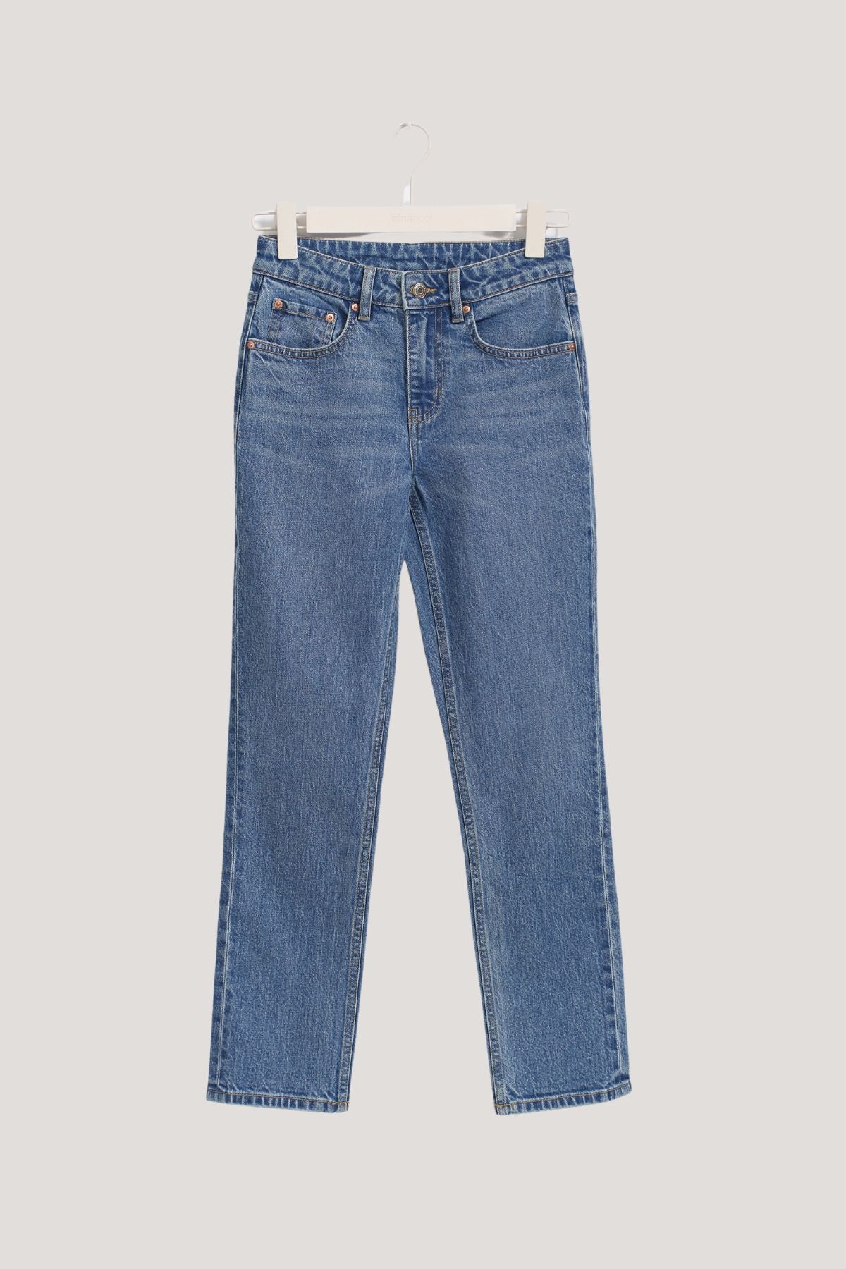 Straight Jeans slimfit - hellblau
