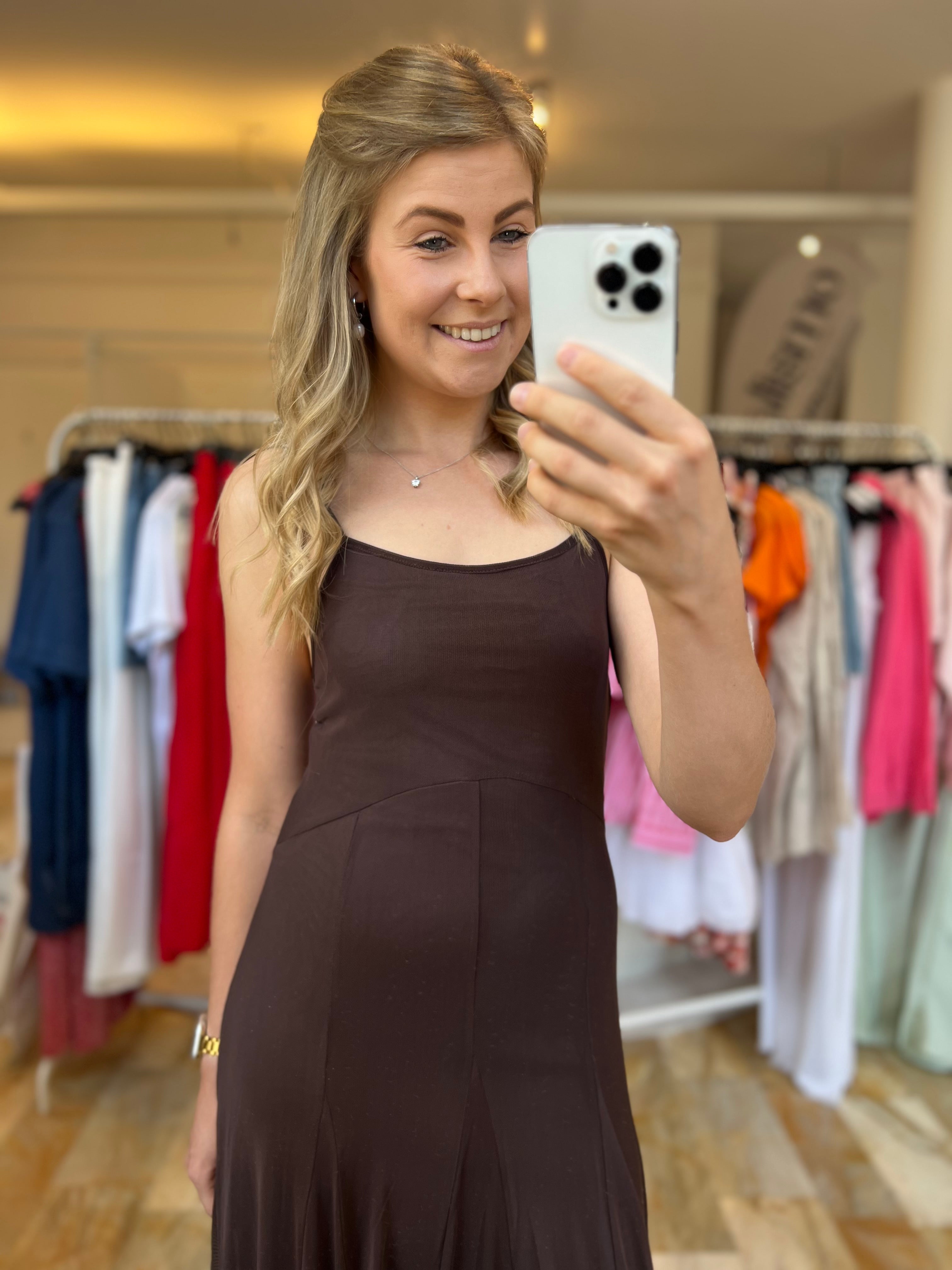 Maxikleid - braun
