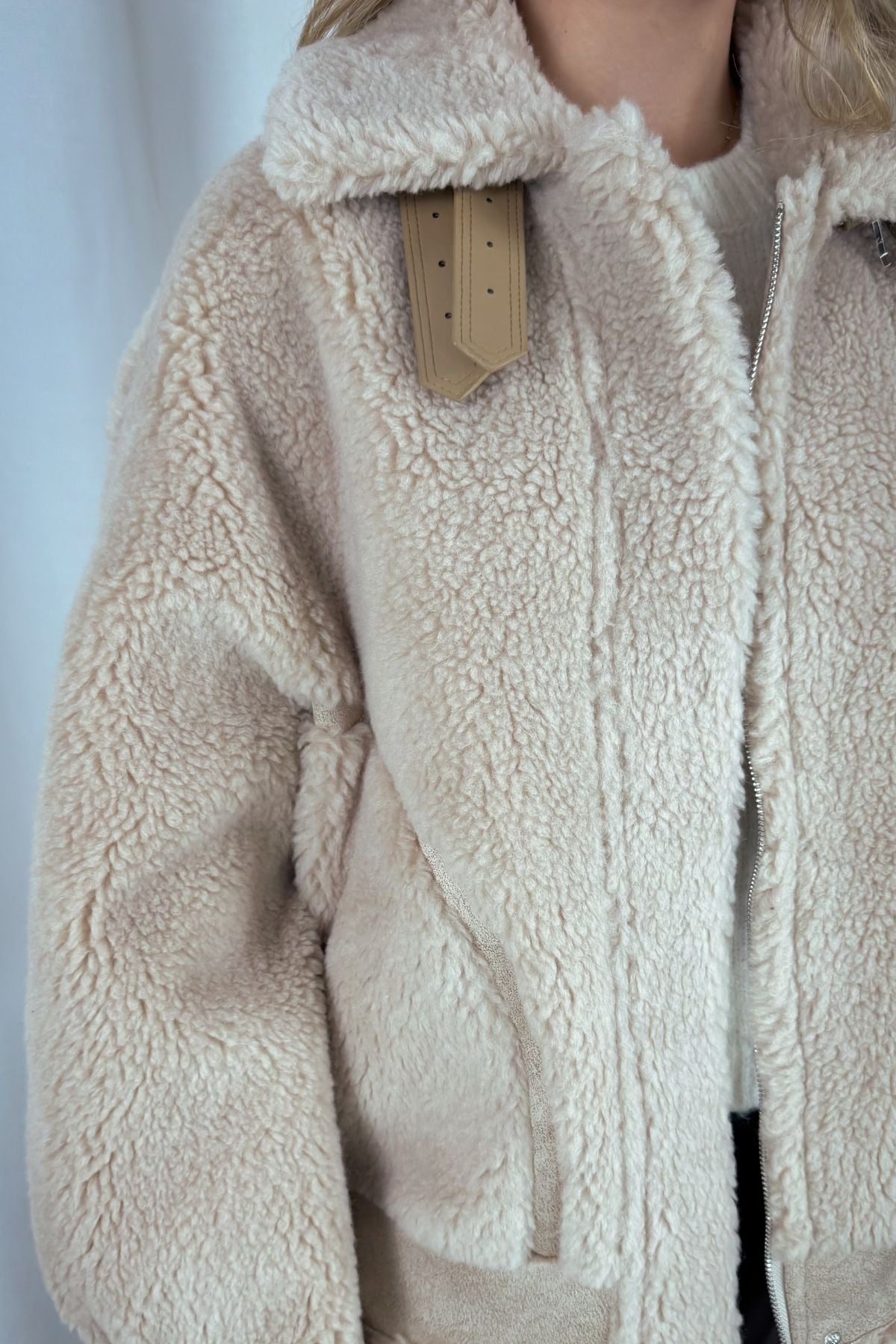 Teddy Jacke Dakota - beige