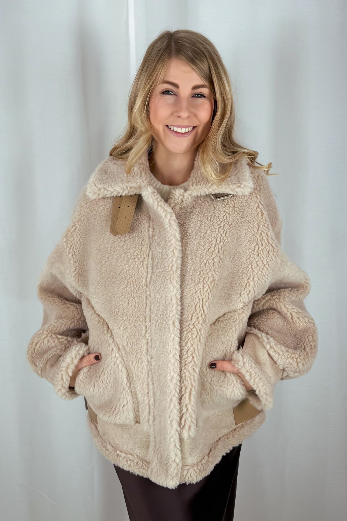 Teddy Jacke Dakota - beige
