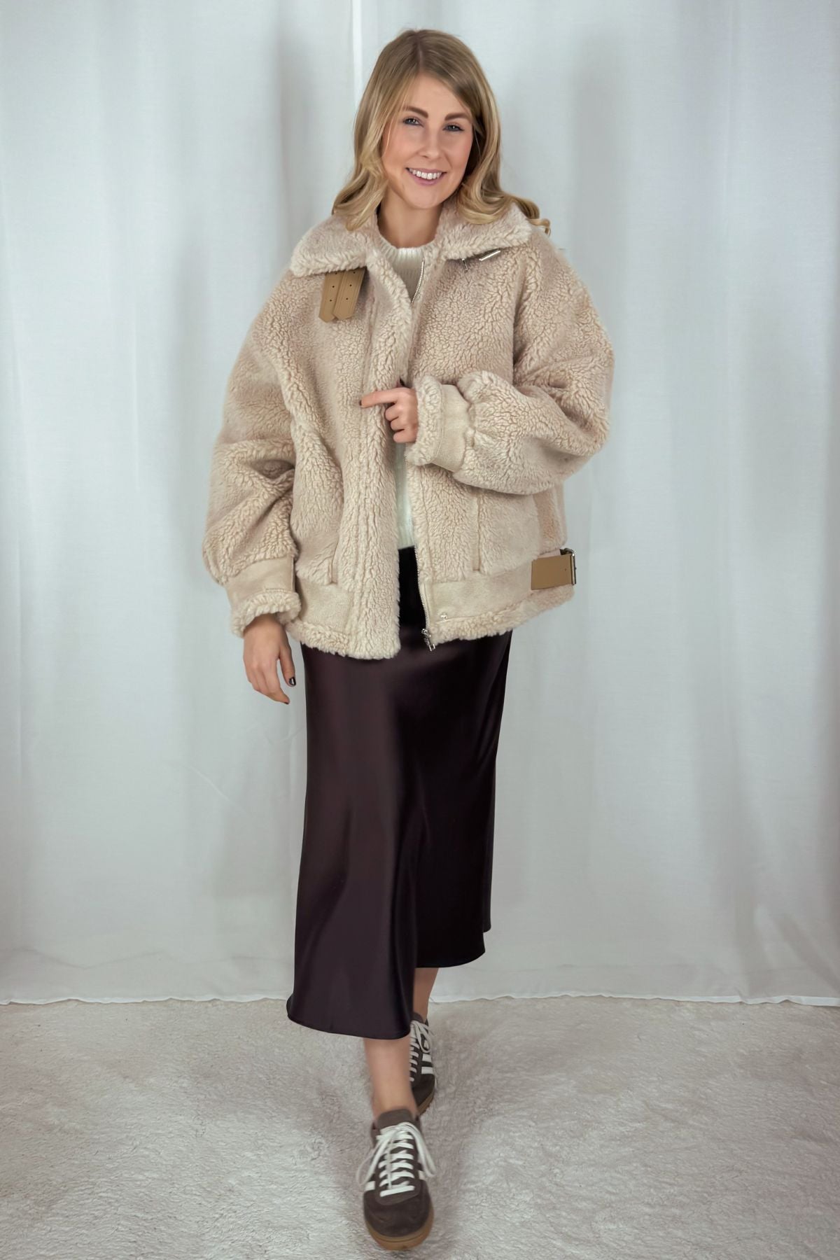 Teddy Jacke Dakota - beige