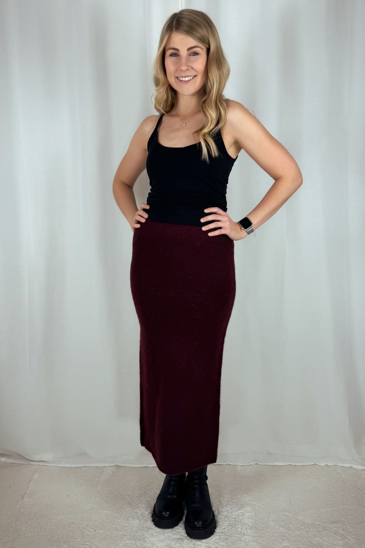 Strickrock - Burgunder