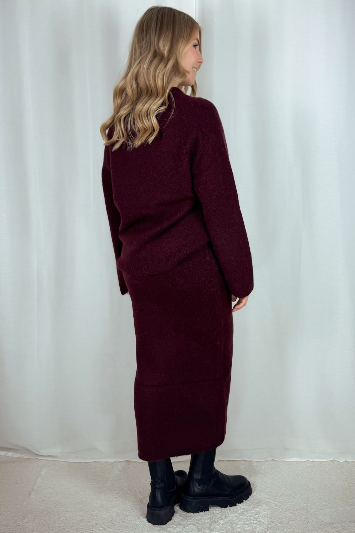 Strickrock - Burgunder