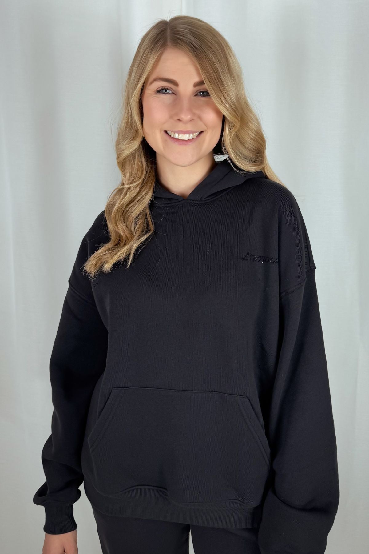 Printed Hoodie - offblack