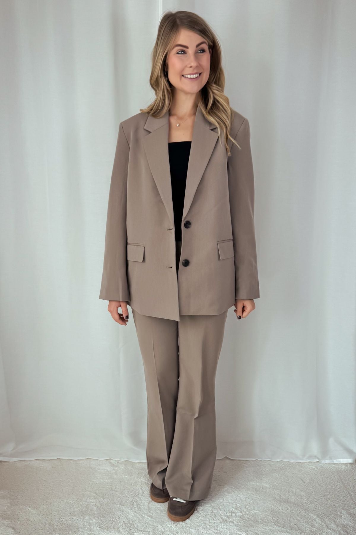 Blazer - Relaxed Fit - taupe