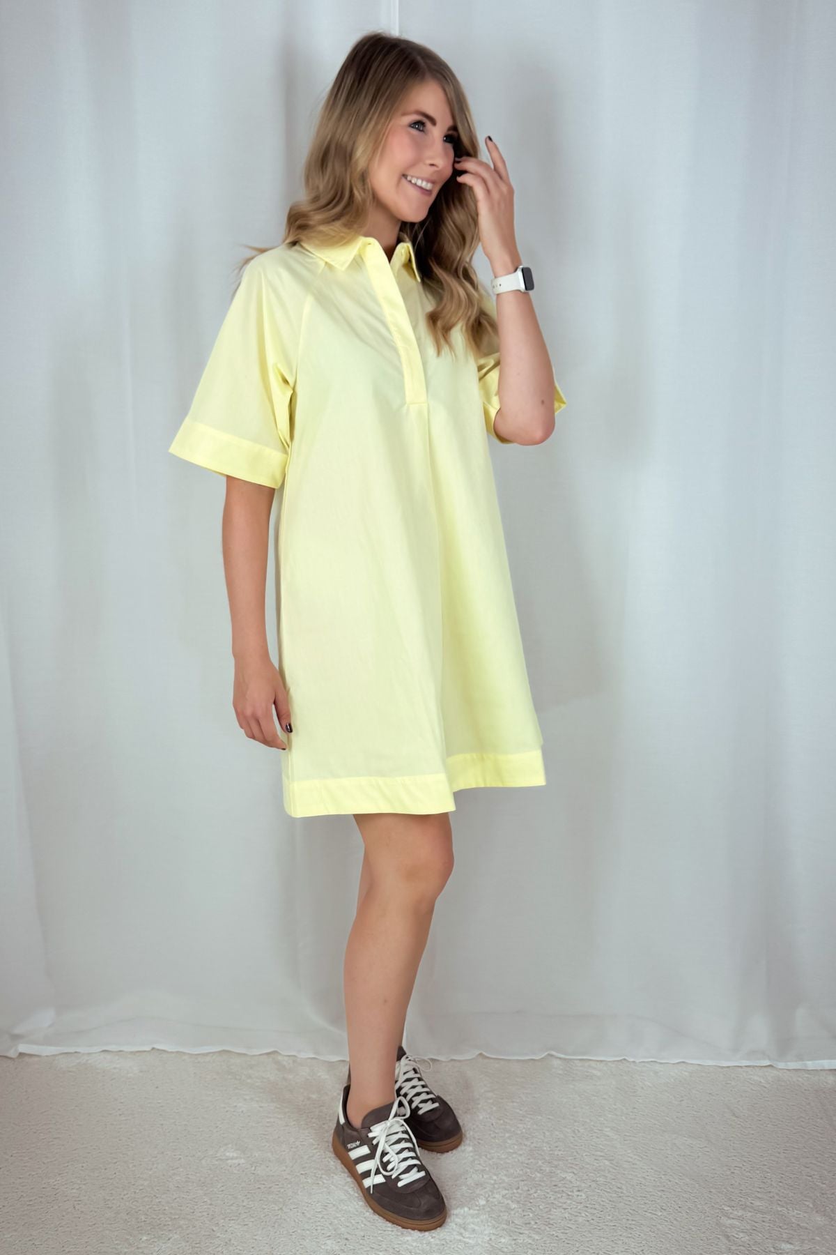 T-Shirtkleid Tonja - gelb