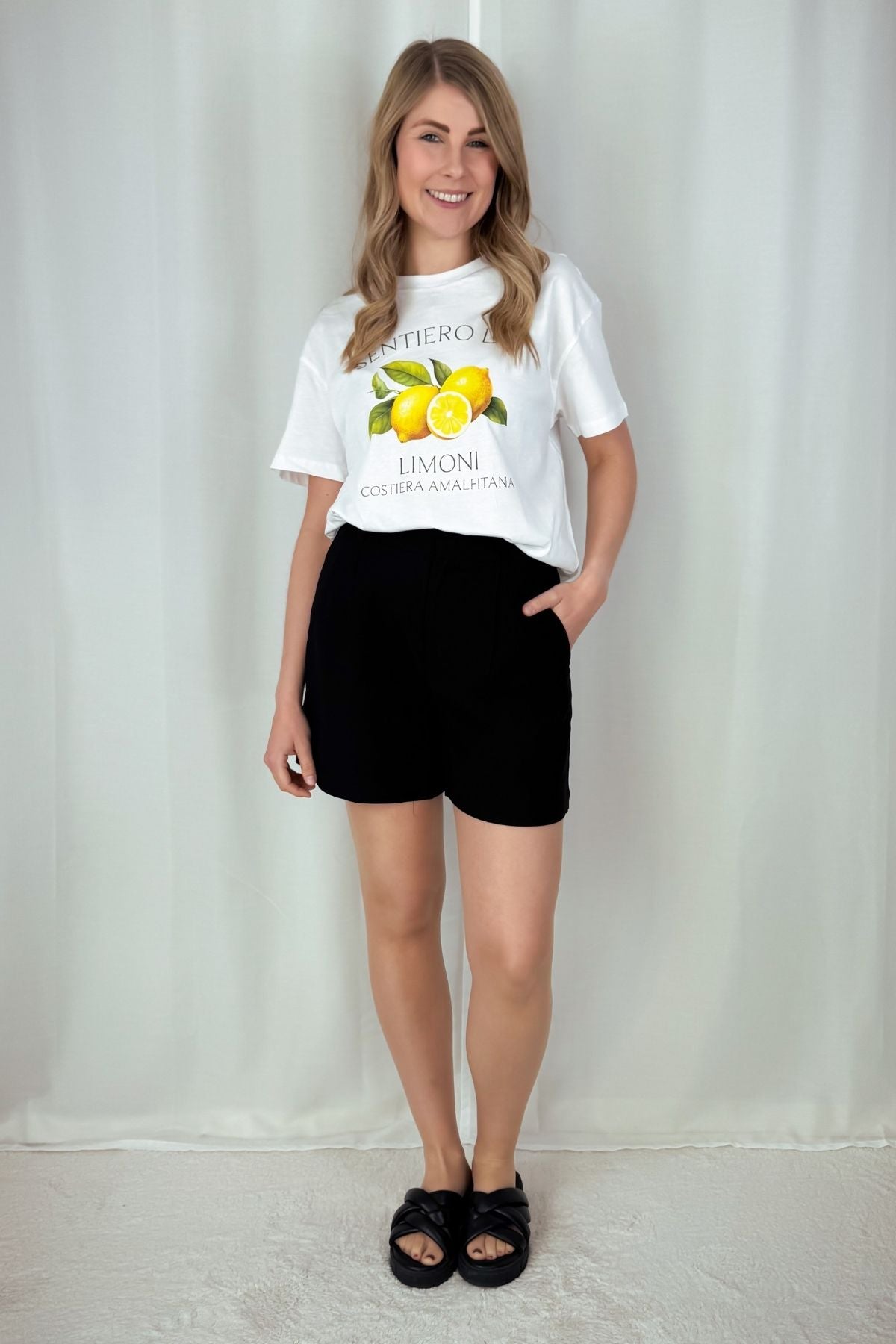 Bermuda-Shorts - schwarz