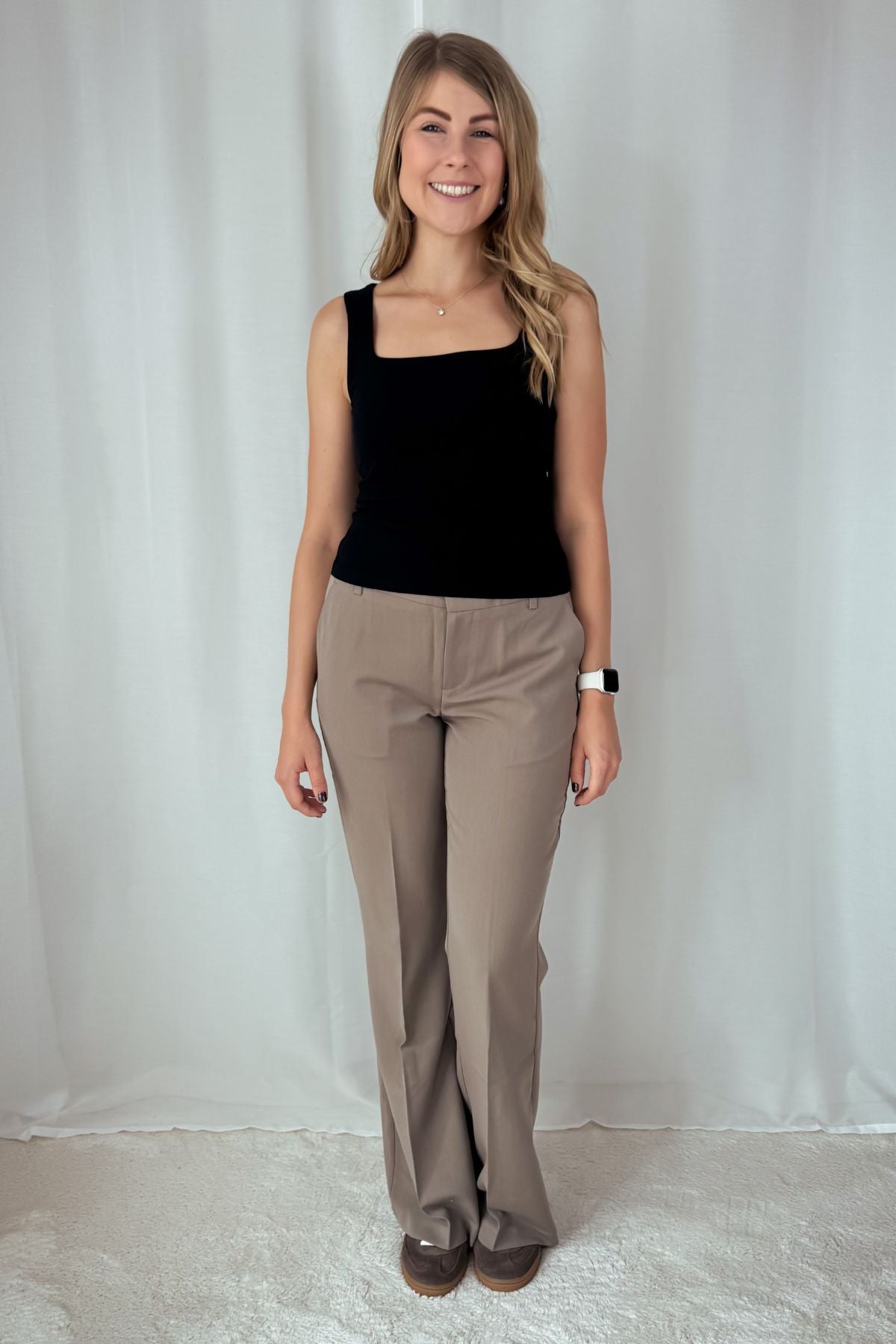 Basic Top - schwarz/weiß