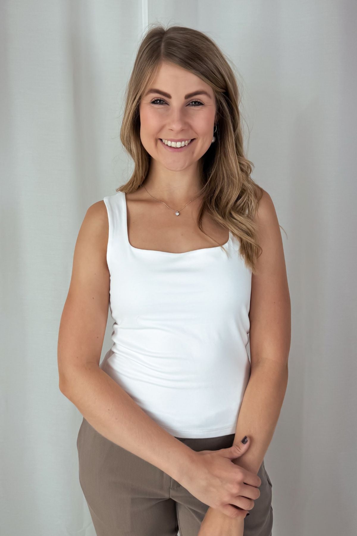 Basic Top - schwarz/weiß