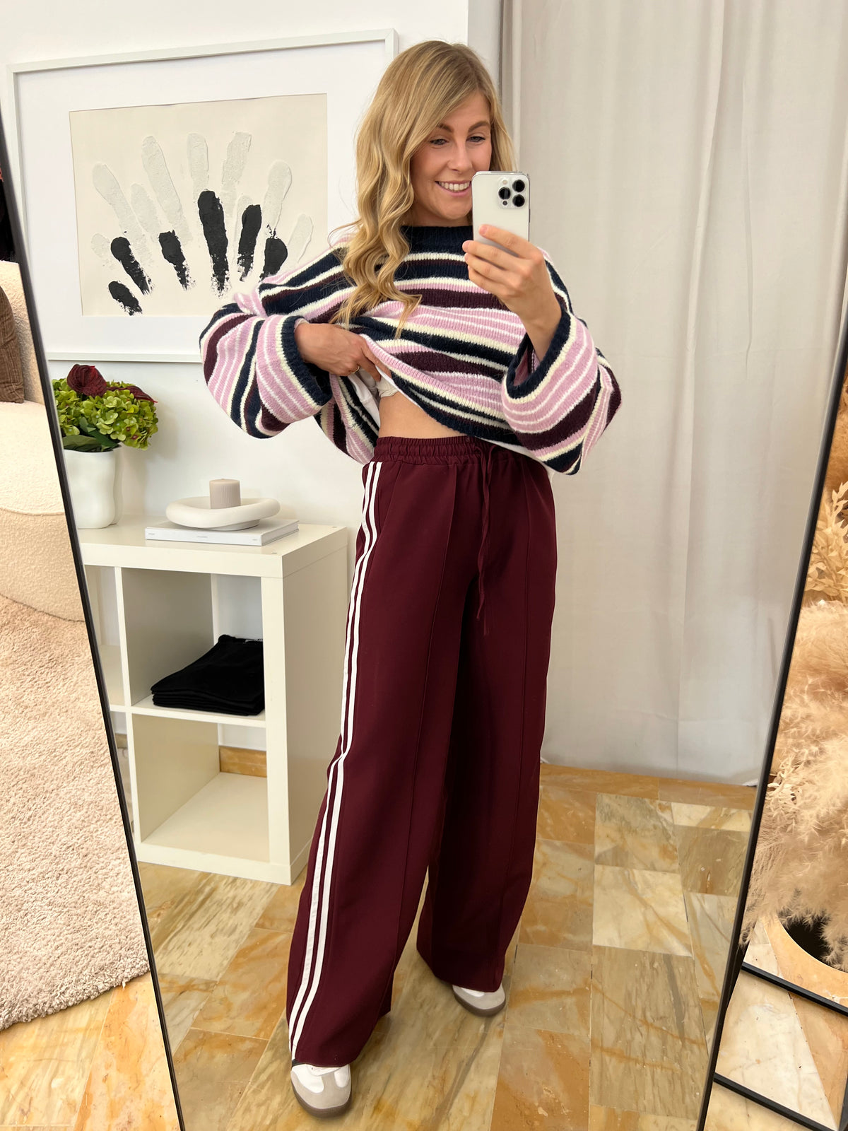 Jogger Trackpants Fire - burgunder