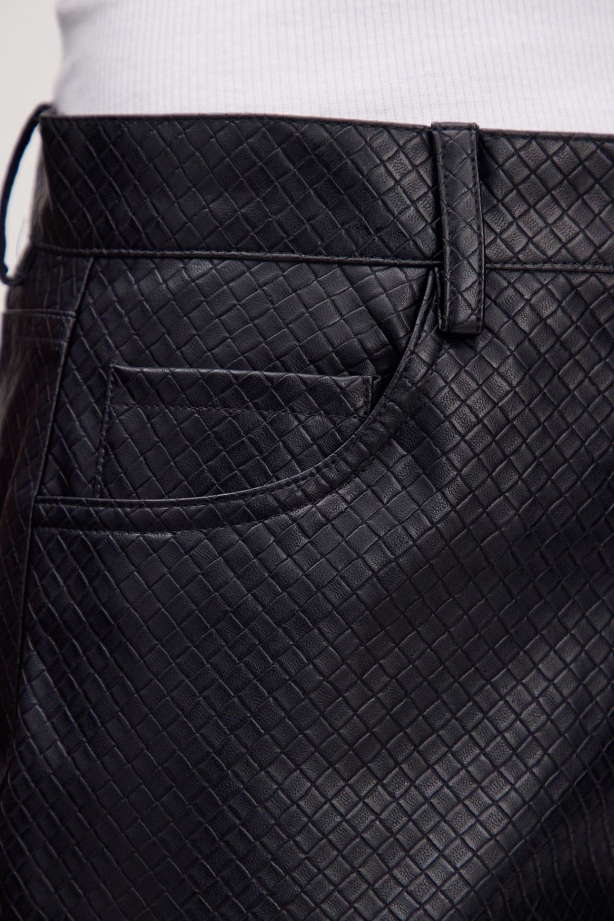 Lederhose Celina - schwarz