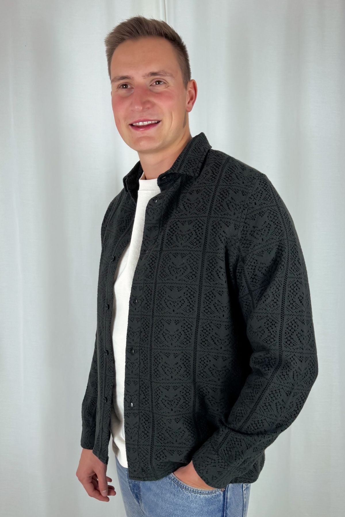 Delan Shirt - dunkelgrün