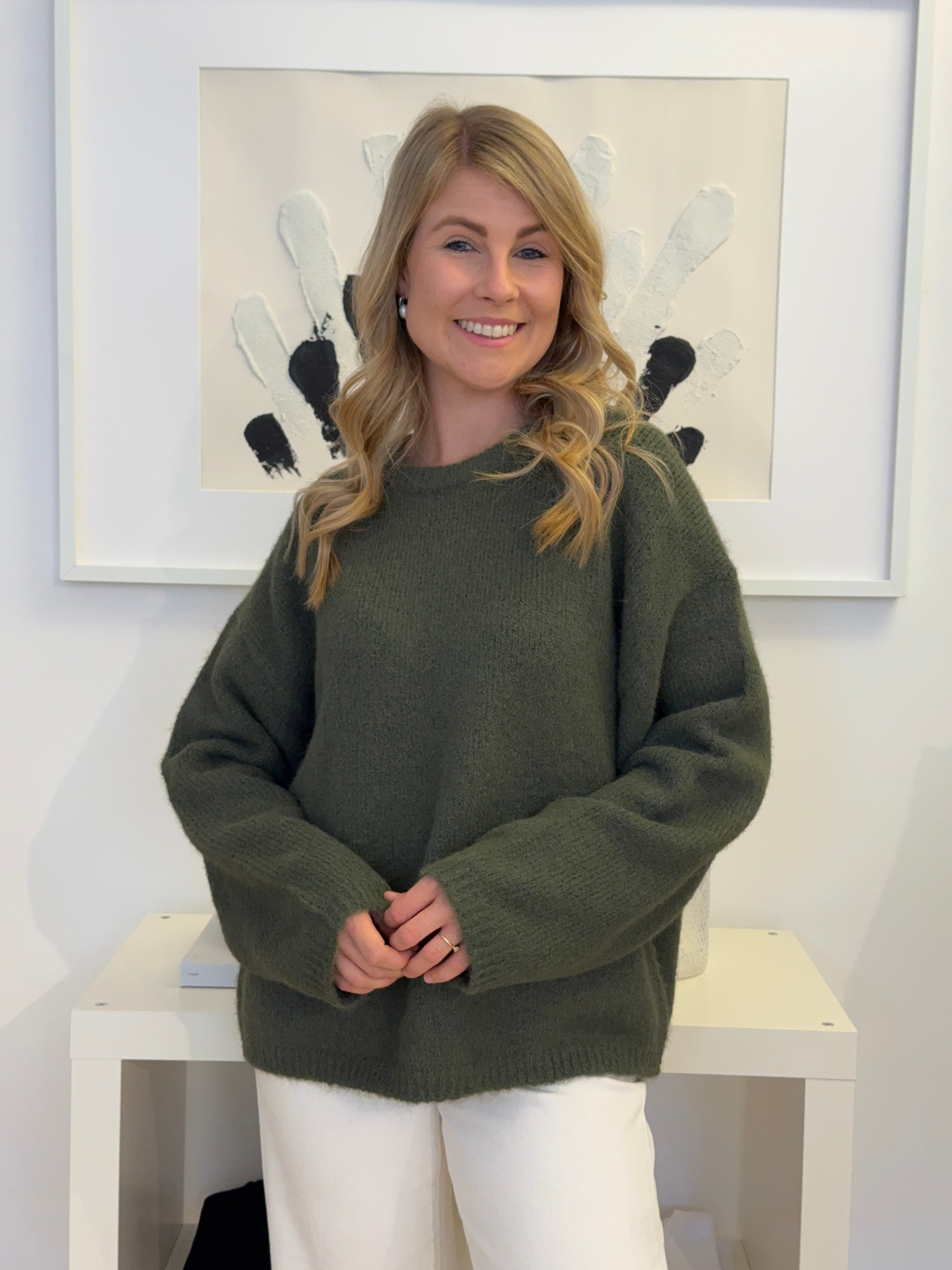 Strickpullover Bailee - grün