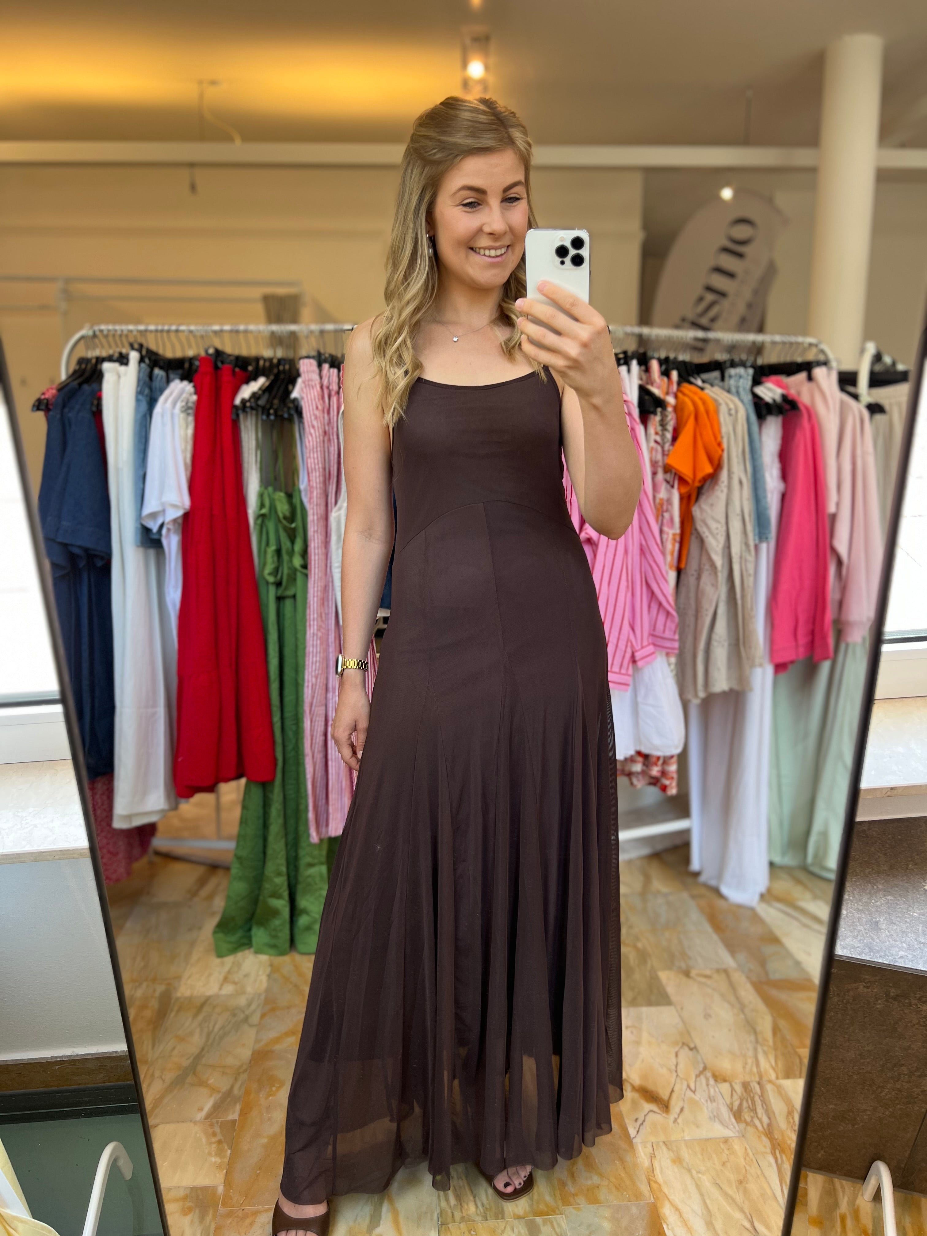 Maxikleid - braun